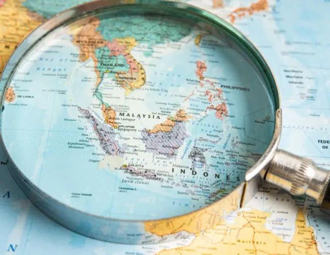 Southeast Asia petroleum infrastructure and trading network
