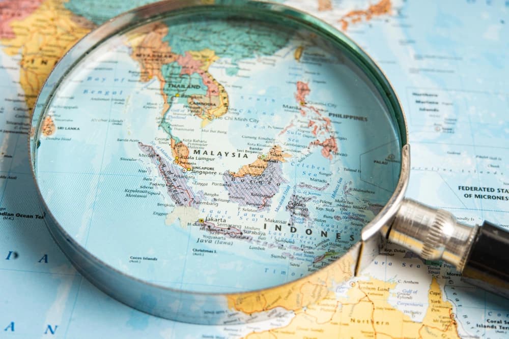 Southeast Asia petroleum infrastructure and trading network