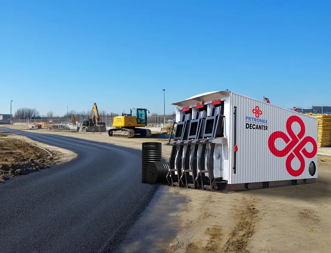 Bitumen decanting equipment